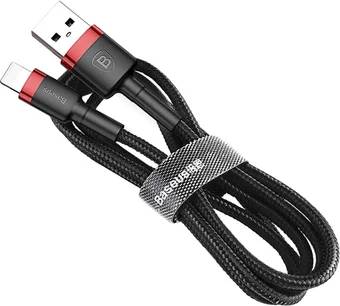 Кабель Lightning - USB2.0, 2м, Baseus CALKLF-C19, Black