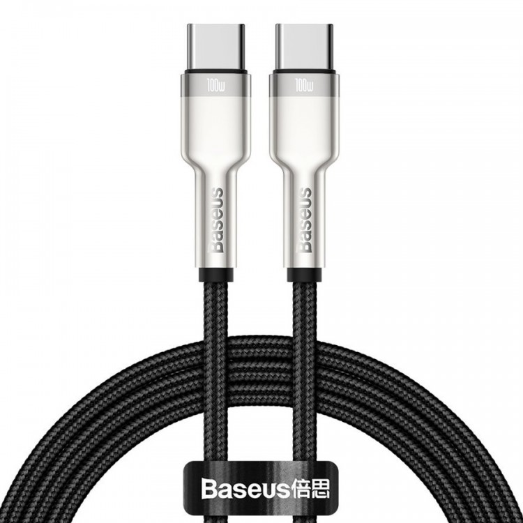 Кабель USB Type-C (M) - USB Type-C (M), 1м, Baseus CATJK-C01, черный