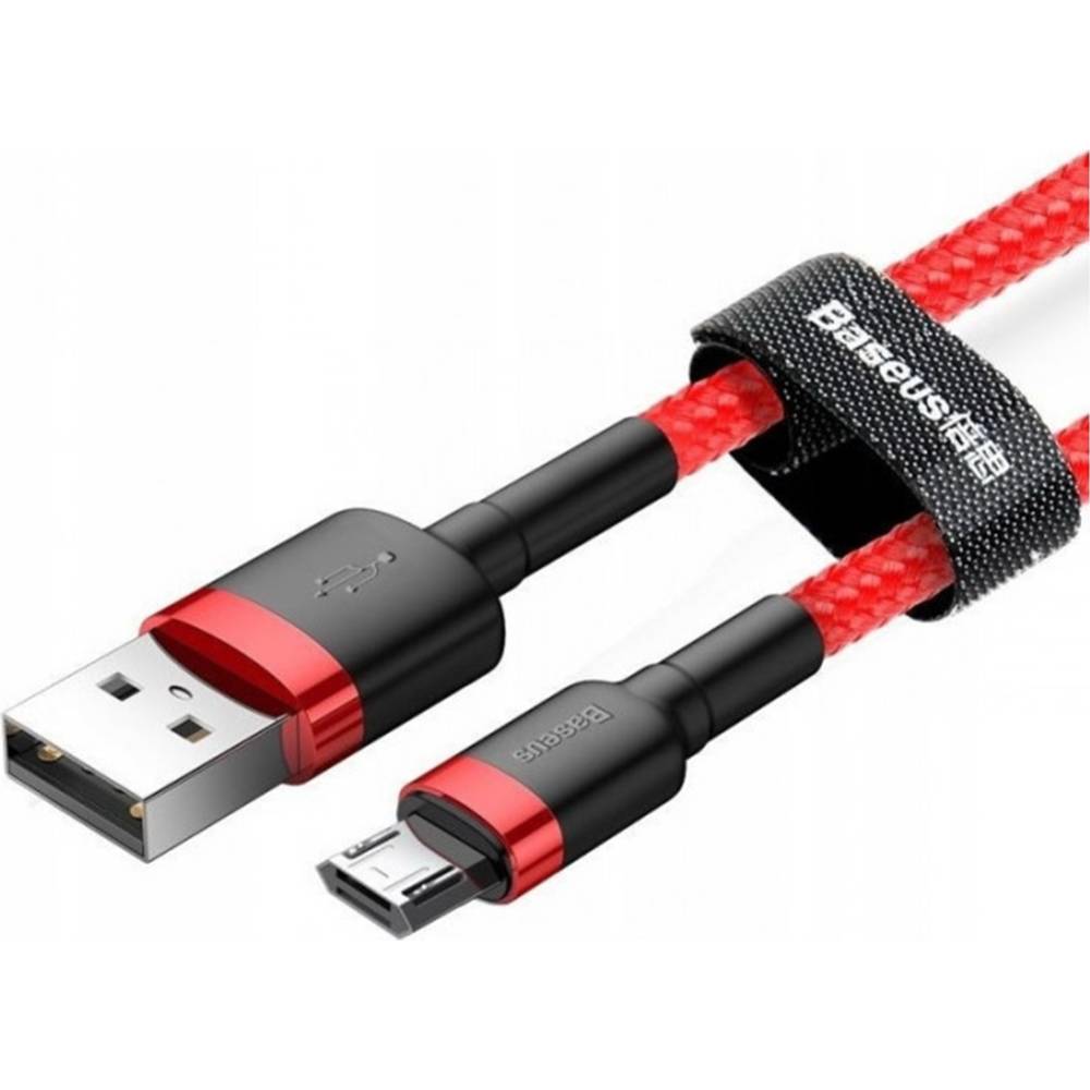 Кабель USB2.0 (M) - USB2.0 Type-C (M), 1м, Baseus CATKLF-B09, красный/черный