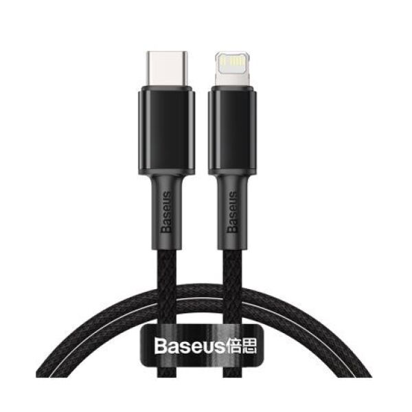 Кабель Lightning (M) - USB2.0 Type-C (M), 2м, Baseus CATLGD-A01, черный