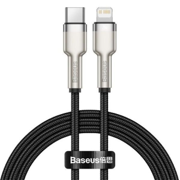 Кабель Lightning (M) - USB2.0 Type-C (M), 1м, Baseus CATLJK-A01, черный