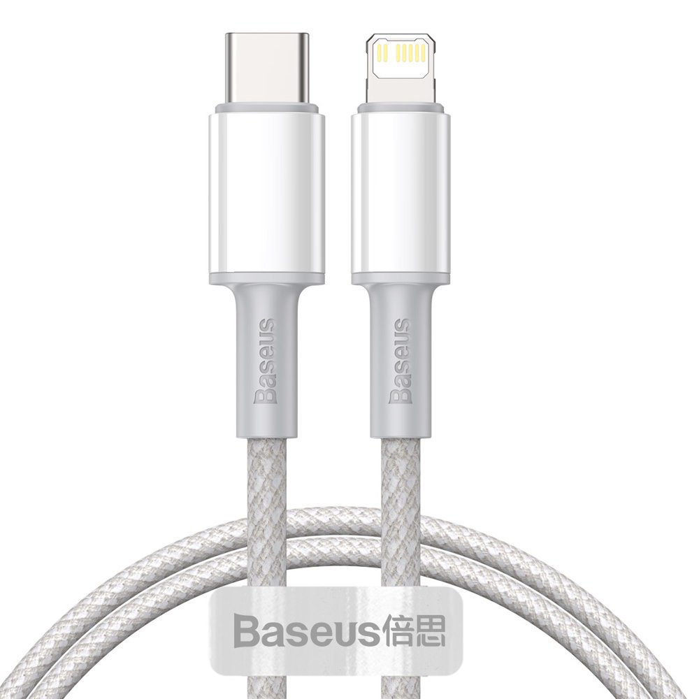 Кабель Lightning (M) - USB2.0 Type-C (M), 2м, Baseus CATLJK-B02, белый