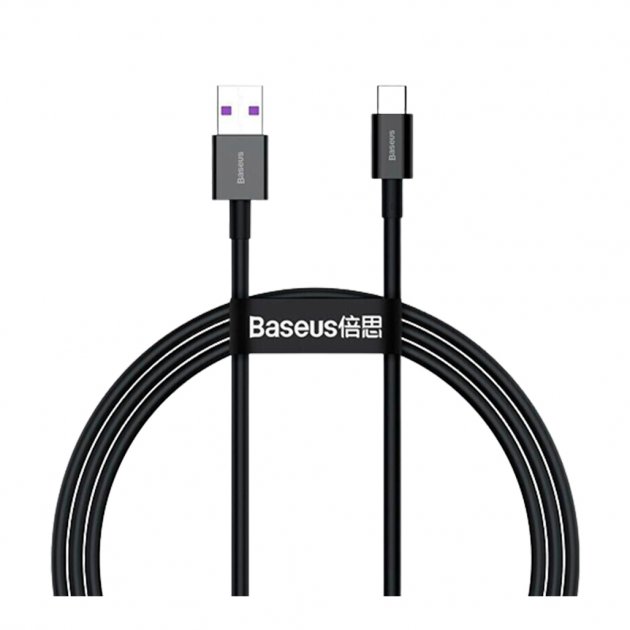 Кабель USB2.0 (M) - USB2.0 Type-C (M), 1м, Baseus CATYS-01, черный