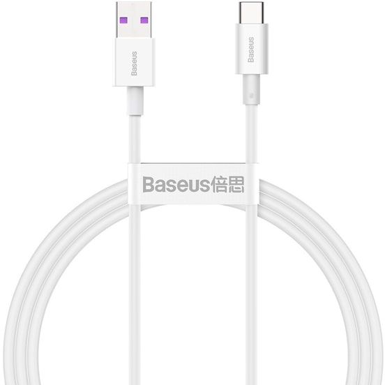 Кабель USB2.0 (M) - USB2.0 Type-C (M), 2м, Baseus CATYS-A02, белый