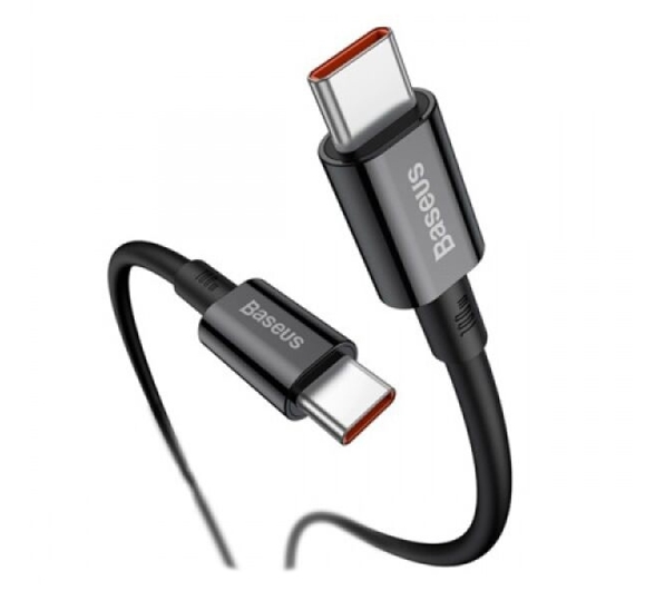 Кабель USB2.0 (M) - USB2.0 Type-C (M), 1м, Baseus CATYS-B01, черный