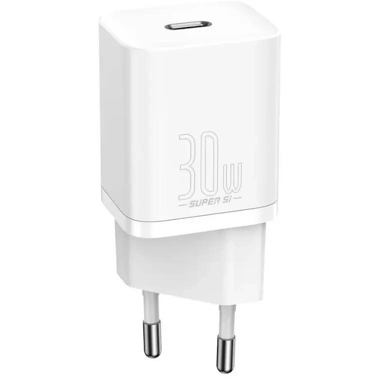 СЗУ Baseus 30W CCSUP-J02, белый, USB Type-C