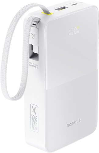 Внешний аккумулятор 20000мАч Baseus PPBD2-1W20 E0027700, белый