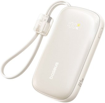 Внешний аккумулятор 10000 мАч Baseus EnerFill FC21 Qpow 3 Ultra PPFLS-1022 E0027L01, бежевый