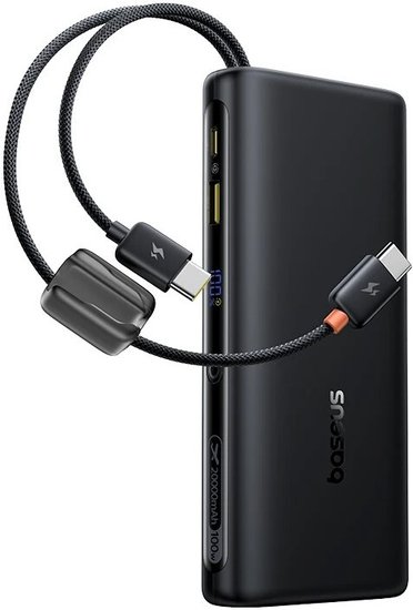 Внешний аккумулятор 20000 мАч Baseus EnerFill FC41 Digital Display E0028N03, черный