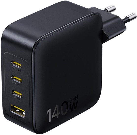 СЗУ Baseus EnerFill FH11 140W E0121J00, черный, USB + 3xUSB Type-C