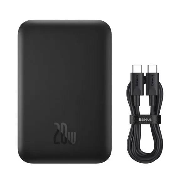 Внешний аккумулятор 6000мАч Baseus Magnetic Mini Air Wireless Fast Charge PPCXM06A P10059003512-00, сиреневый