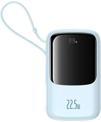 Внешний аккумулятор 10000мАч Baseus Qpow Pro Fast Charge, голубой (p1006710031200)