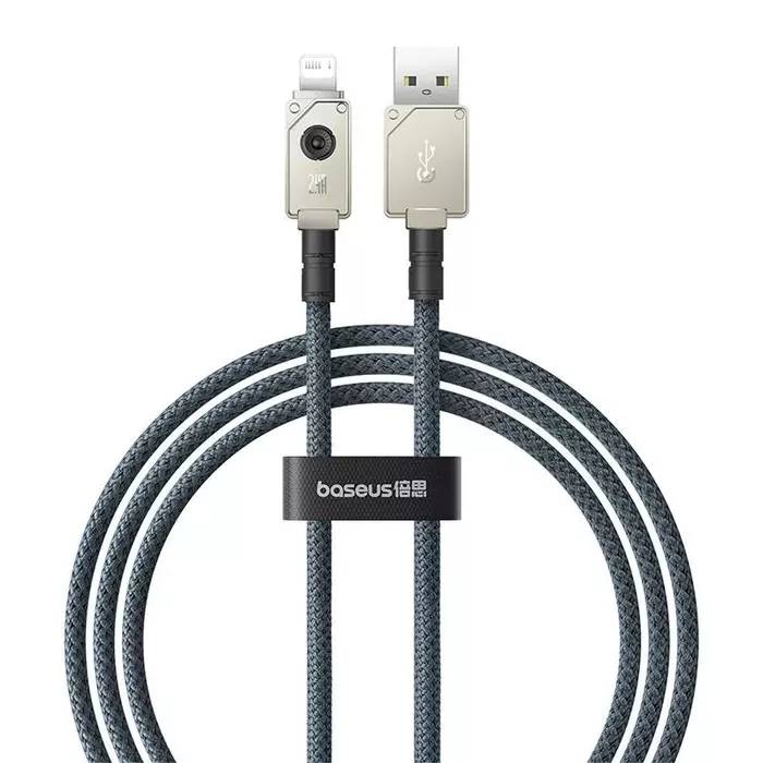 Кабель Lightning (M) - USB2.0 (M), 1м, Baseus (P10355802221-00), White