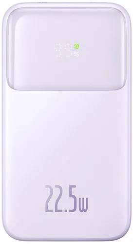 Внешний аккумулятор 20000мАч Baseus Comet Series Dual-Cable, фиолетовый (PPMD020102)