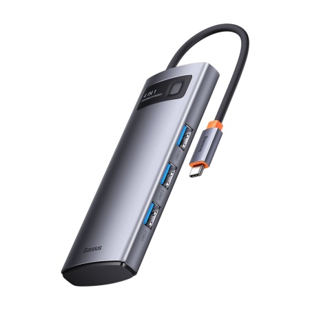 Док-станция Baseus Metal Gleam Series 4-in-1 (WKWG070013)