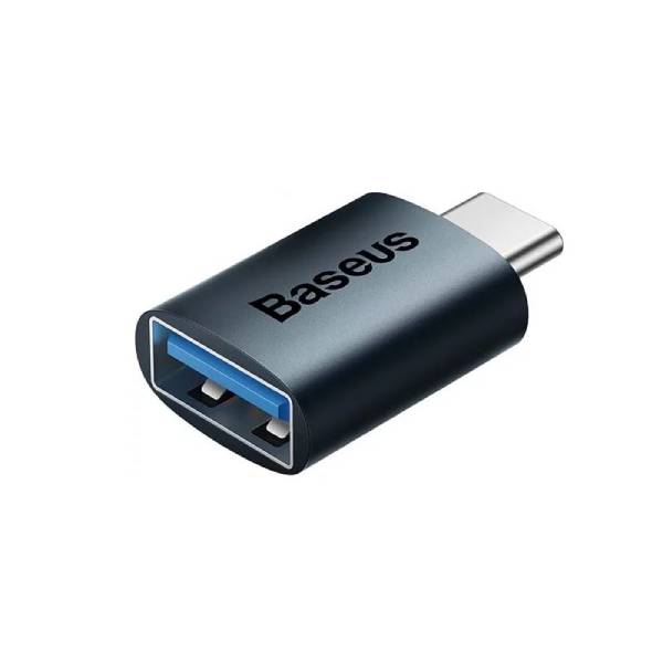Переходник USB3.2 Type-C (M) - USB3.2 (F) Baseus ZJJQ000003, синий