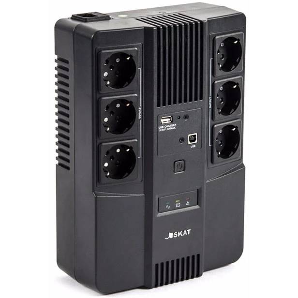 ИБП Бастион Skat-UPS 600 AI, 600VA (6xSchuko)