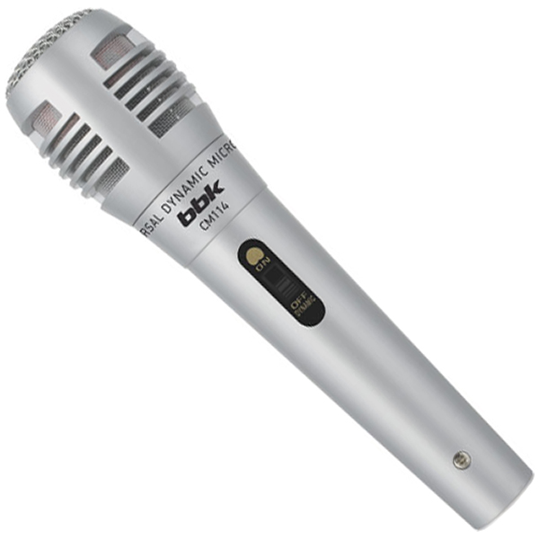 Микрофон BBK CM114, серебро