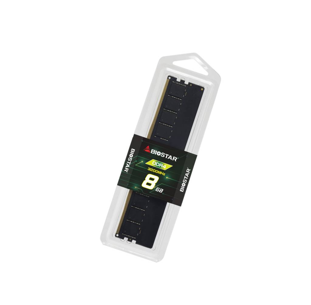 Оперативная память 8Gb Biostar DO32NU4N08, DDR IV, PC-25600, 3200MHz