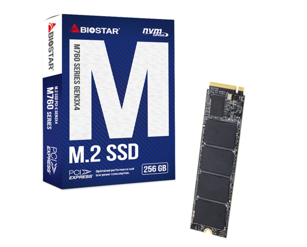 256Gb SSD Biostar M760­256GB, (3200/1300), NVMe M.2