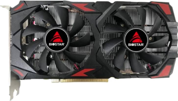 Видеокарта Radeon RX 580, 8Gb GDDR5 256bit, Biostar VA5815RQ82, RTL