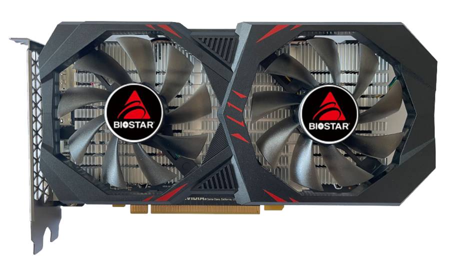 Видеокарта GeForce GTX 1660 Ti, 6Gb GDDR6 192bit, Biostar VN1666TF69, RTL