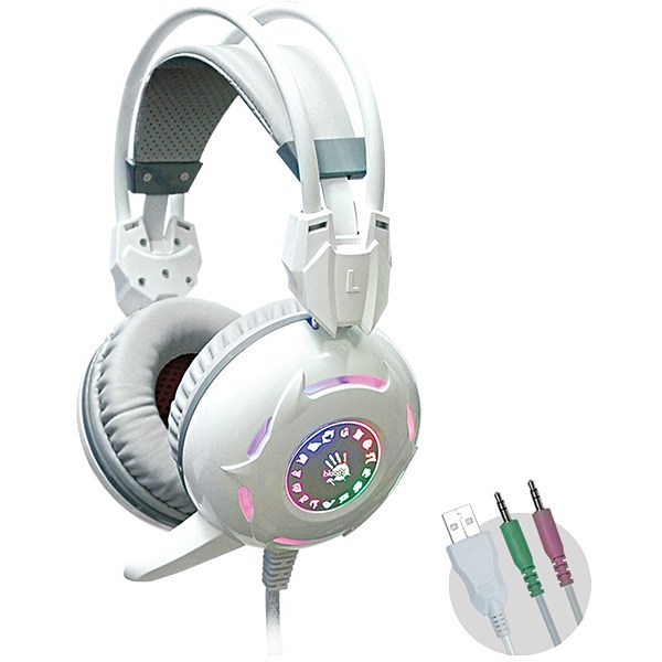 Гарнитура A4Tech Bloody G300, белый