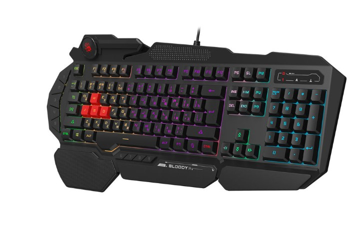 Клавиатура A4Tech Bloody B310N, USB, черный