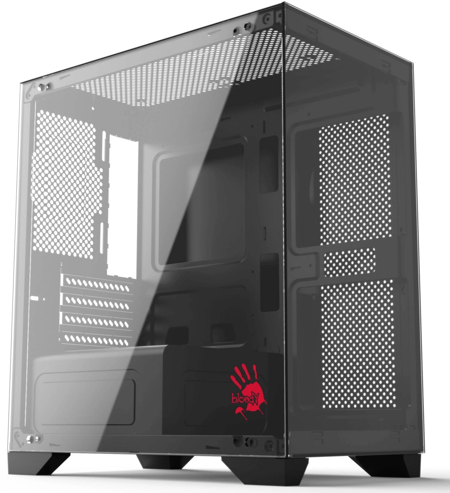 Корпус Bloody BD-CC103 Black (BD-CC103-BK), без БП, mATX