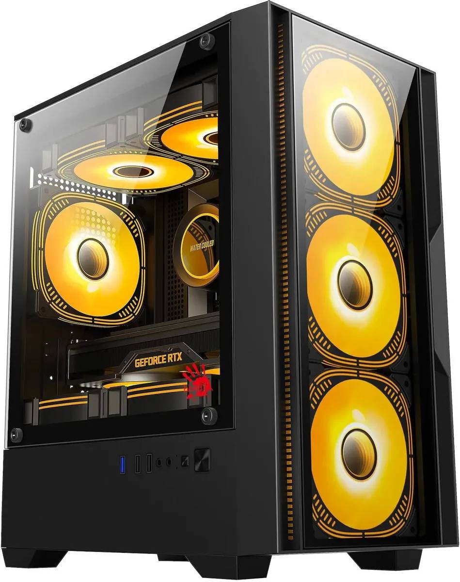 Корпус Bloody BD-CC123 Black (CC-123-BK), без БП, ATX