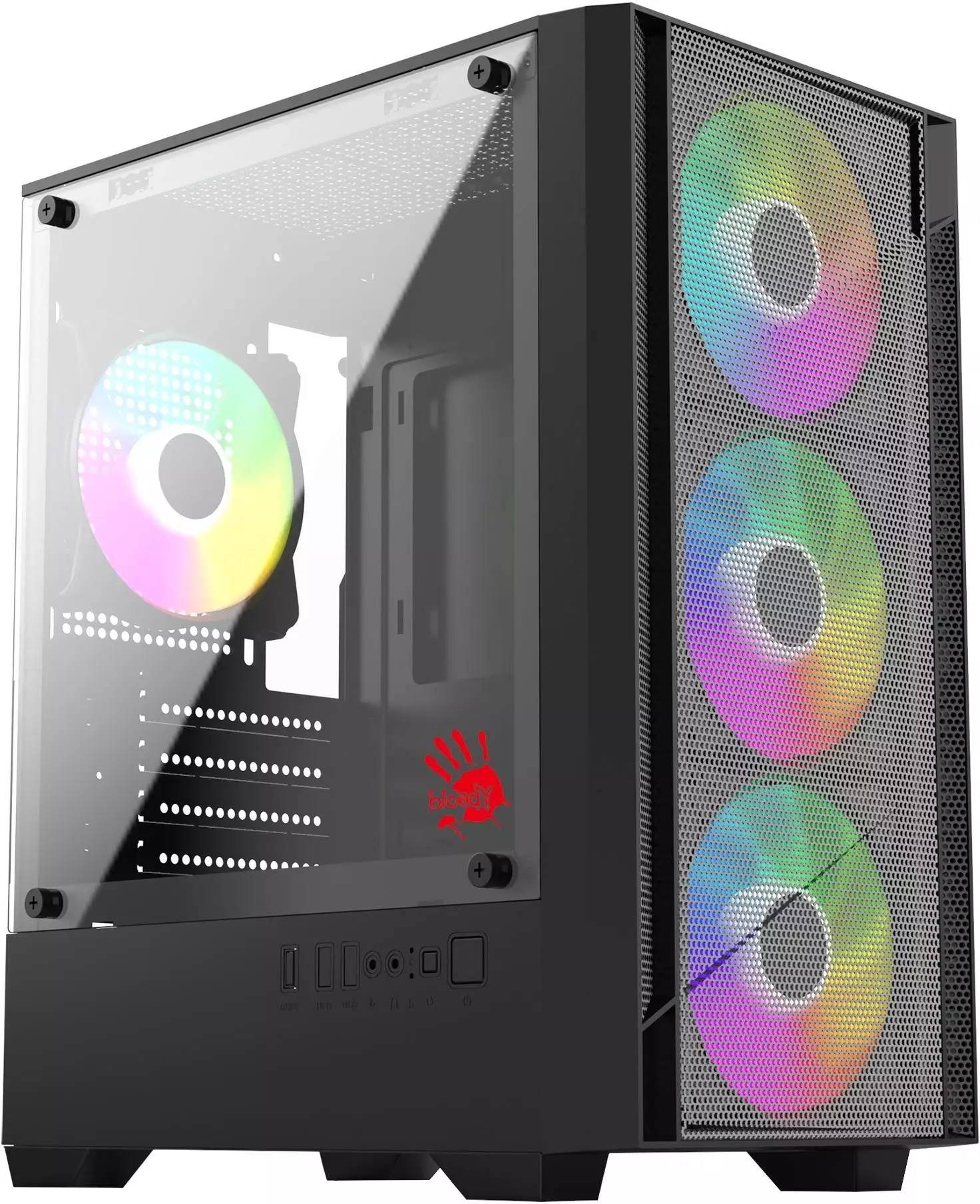 Корпус Bloody BD-CC124 Black (CC-124-BK), без БП, mATX