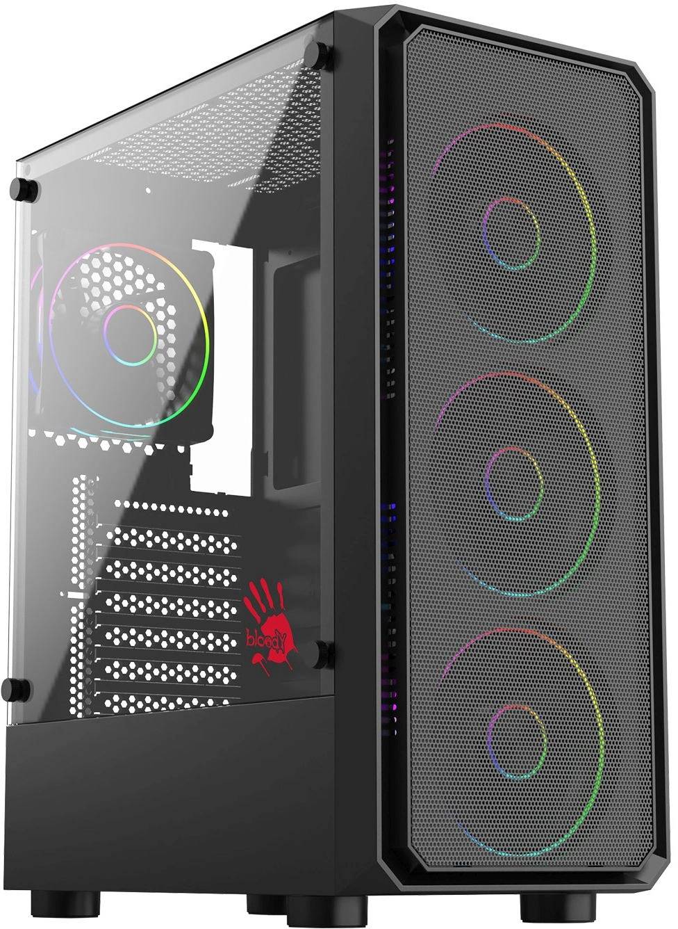 Корпус Bloody BD-CC126 Black (CC-126-BK), без БП, ATX