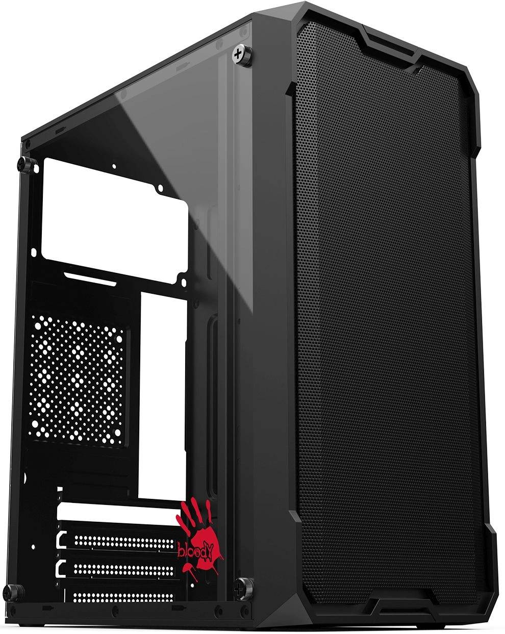 Корпус Bloody CC129 Black (CC-129-BK), без БП, mATX