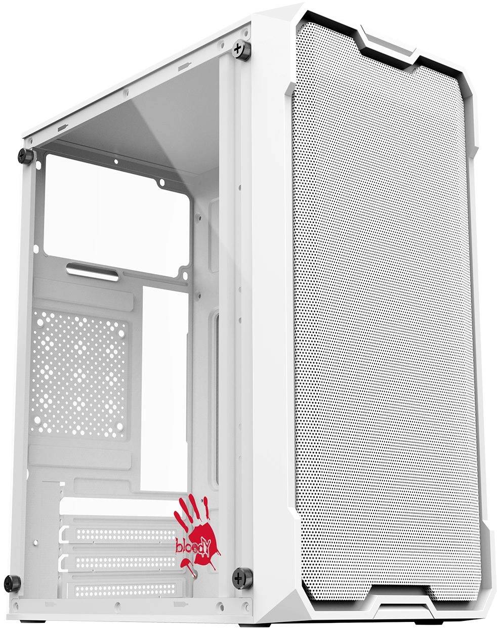 Корпус Bloody CC129 White (CC-129-WH), без БП, mATX