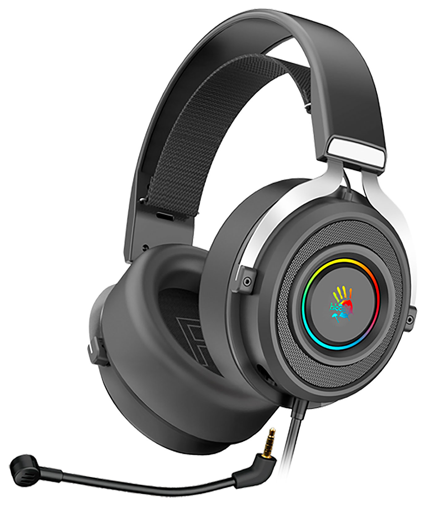 Гарнитура A4Tech Bloody G535P, черный/серебристый