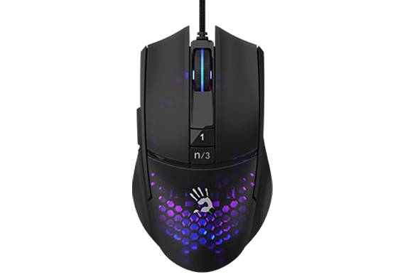 Мышь A4Tech Bloody L65 Max Honeycomb Black/Purple