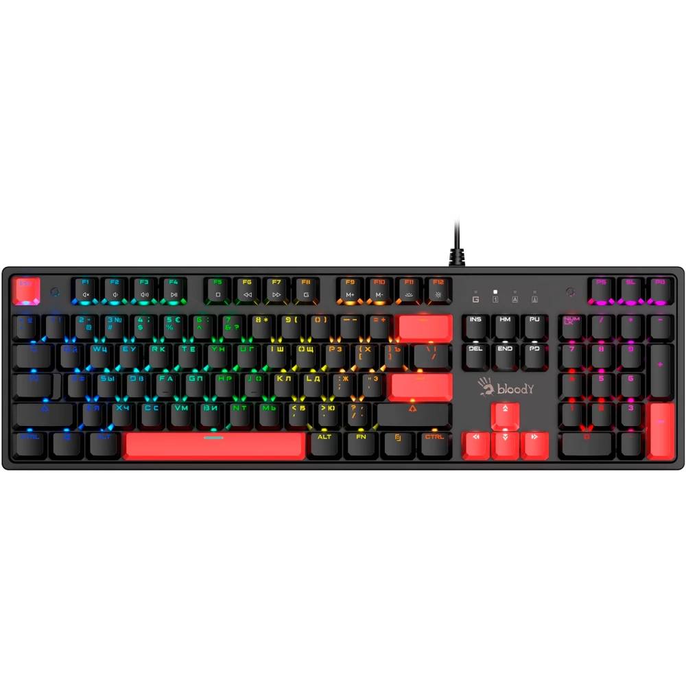 Клавиатура A4Tech Bloody S520N, USB, черный