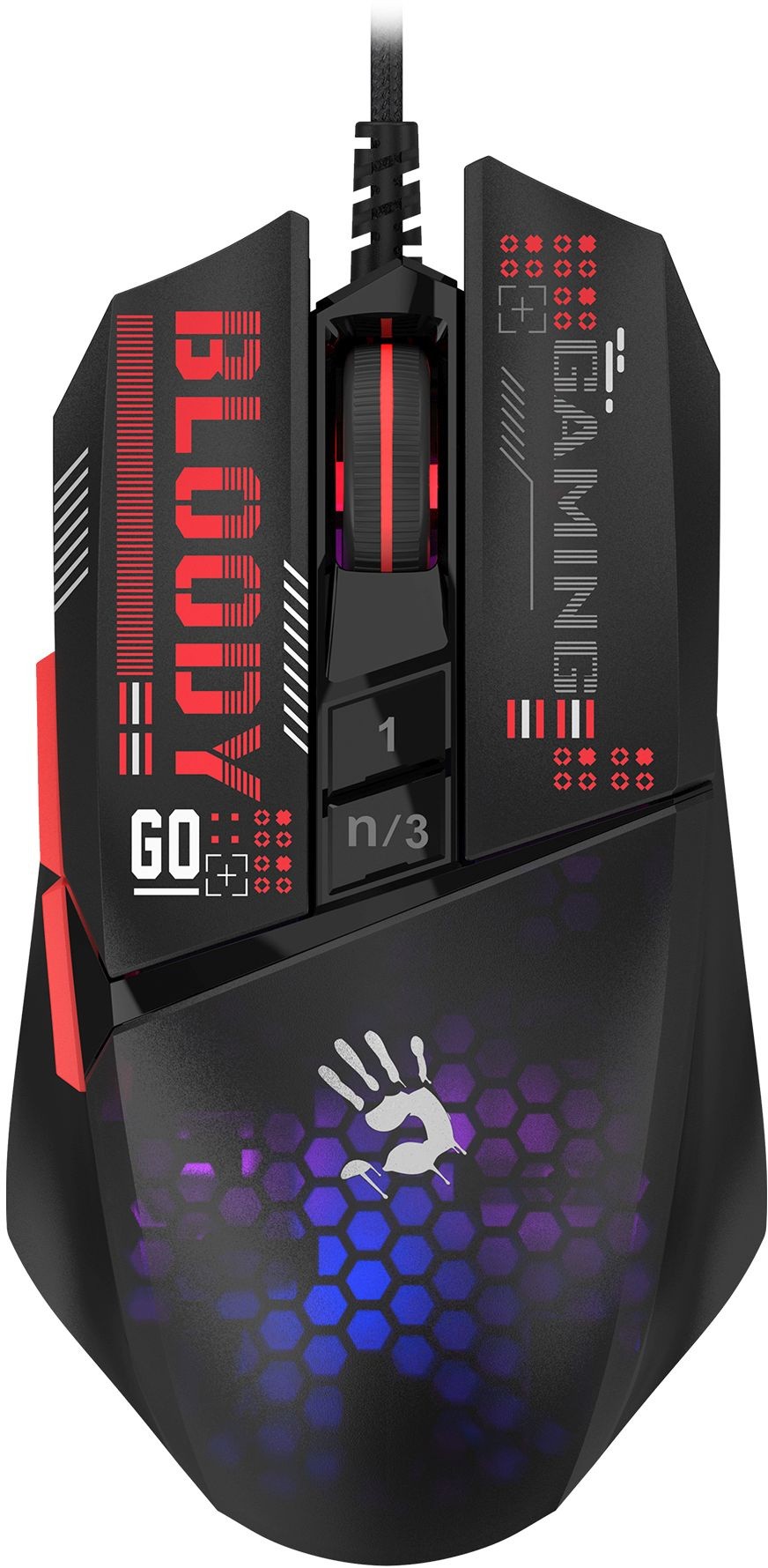 Мышь A4Tech Bloody W60 Max Mini, черный