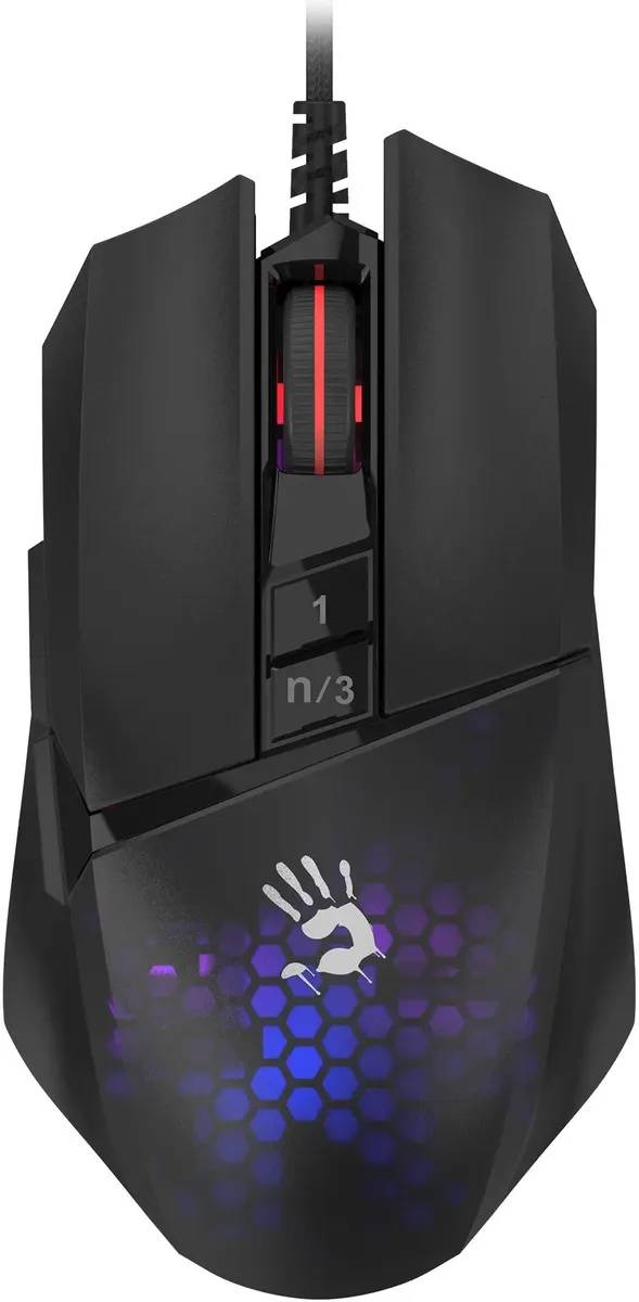 Мышь A4Tech Bloody W65 Max Mini Honeycomb, черный
