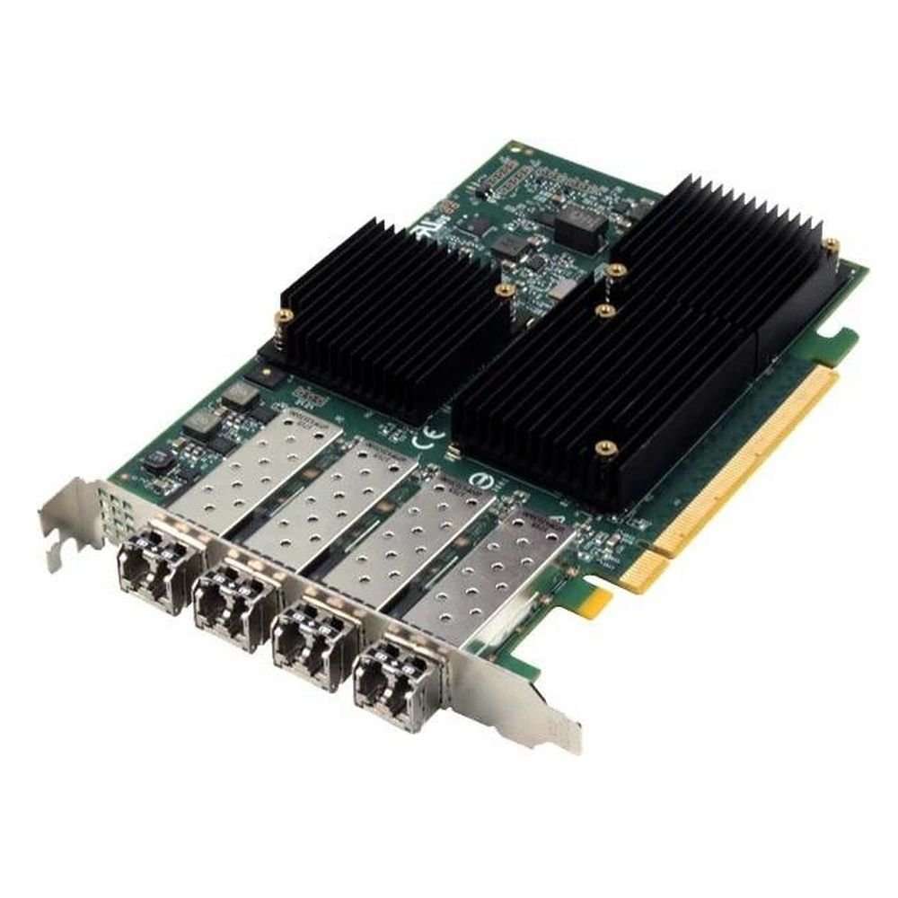 Сетевая карта Emulex LPE32004-M2-SIO, 4xSFP+ 32GBps, PCI-Ex8