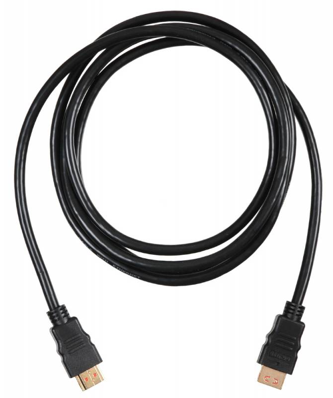 Кабель HDMI (19M) - HDMI (19M), 2м, Buro BHP HDMI 2, черный