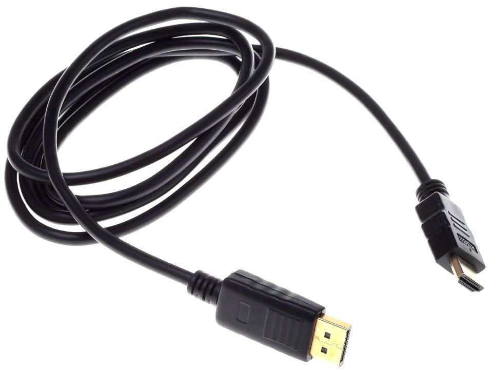 Кабель DP (20M) - HDMI (19M), 1.8м, Buro BHP RET HDMI_DPP18