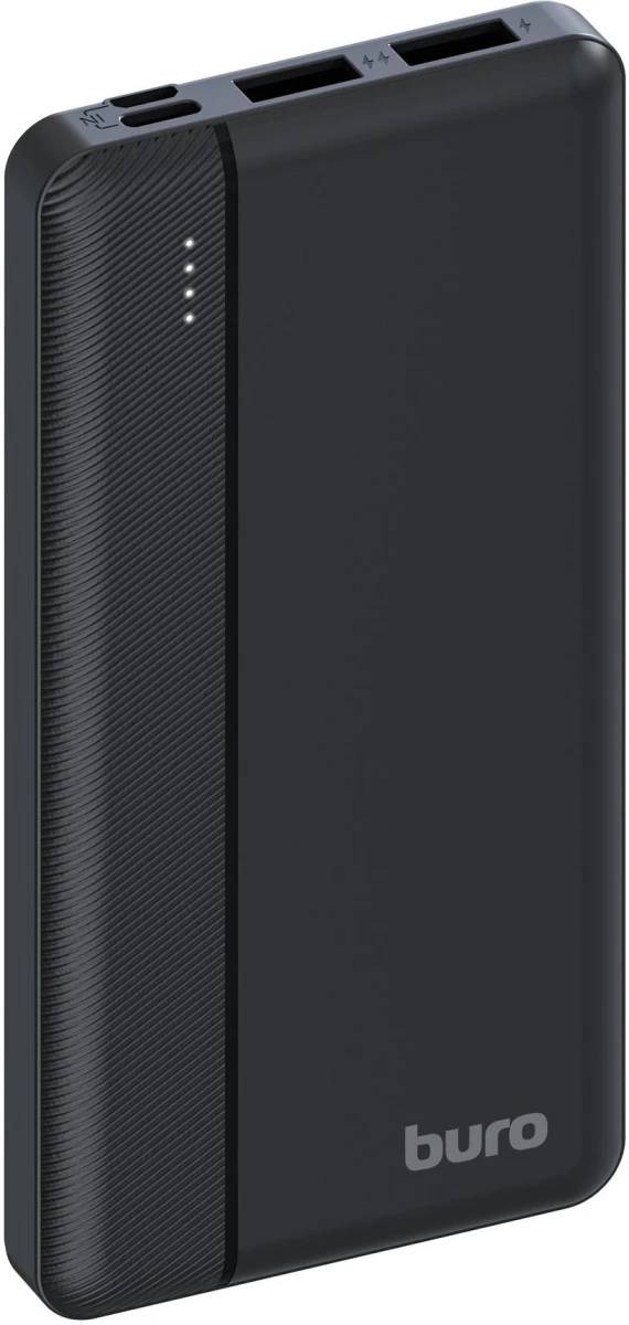 Внешний аккумулятор 10000мАч Buro BP10A (BP10A10PBK), черный