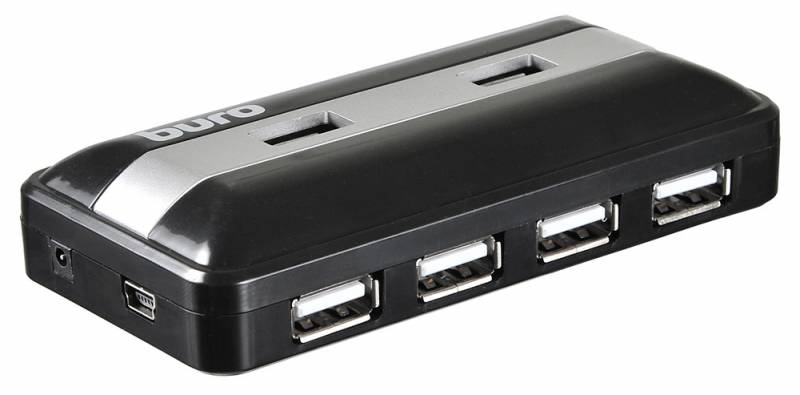 Разветвитель USB2.0 Buro BU-HUB7-U2.0 7порт. черный