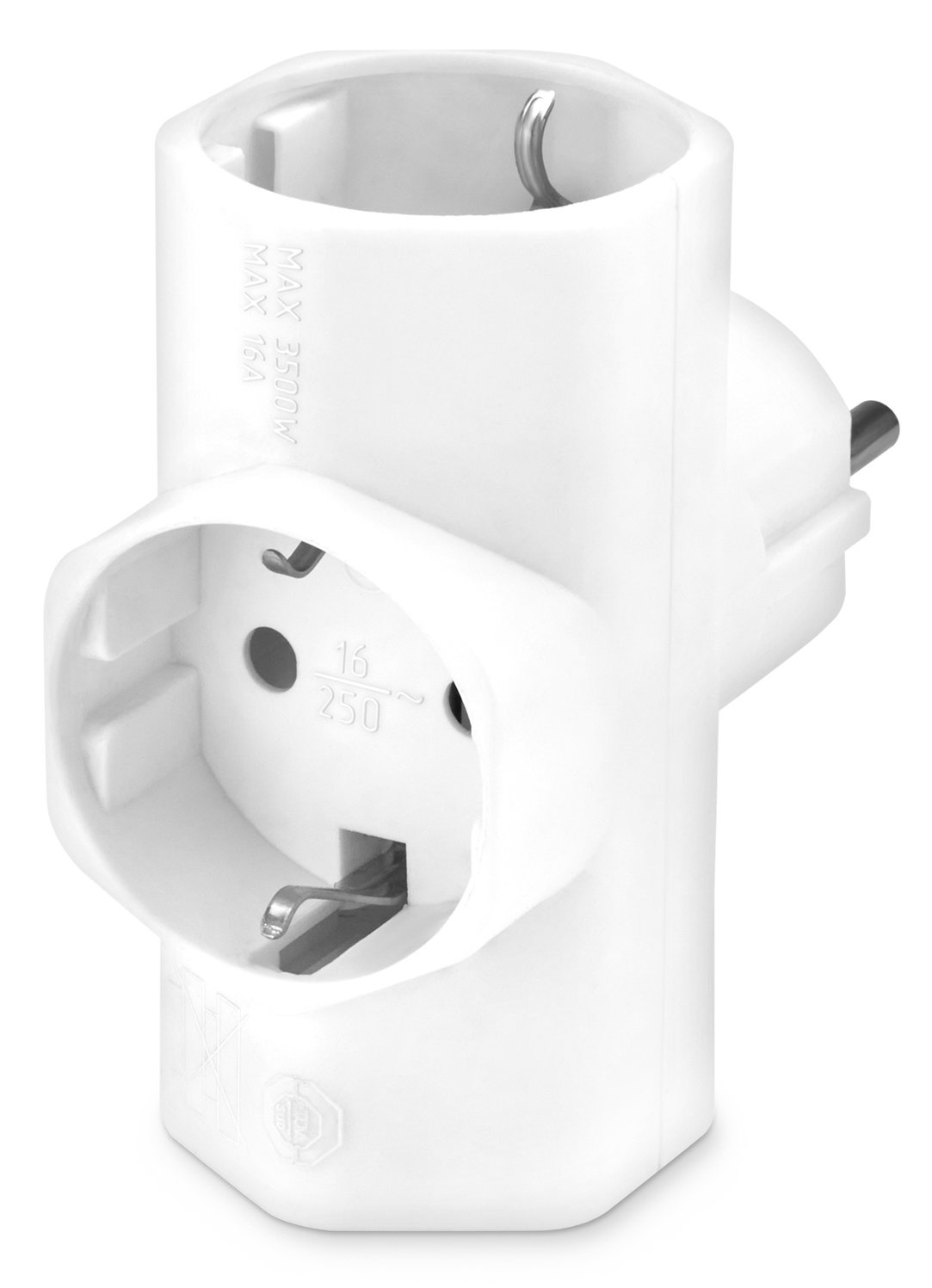 Сетевой разветвитель 3 розетки Buro BU-PS3TG-W белый