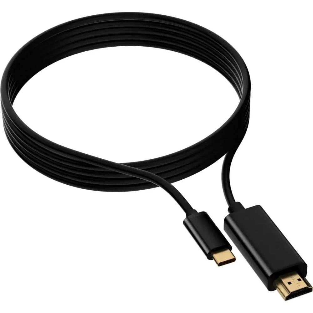 Кабель USB Type-C (M) - HDMI (19M), 1.5м, Buro BU-TYPEC-HDMI-1.5M