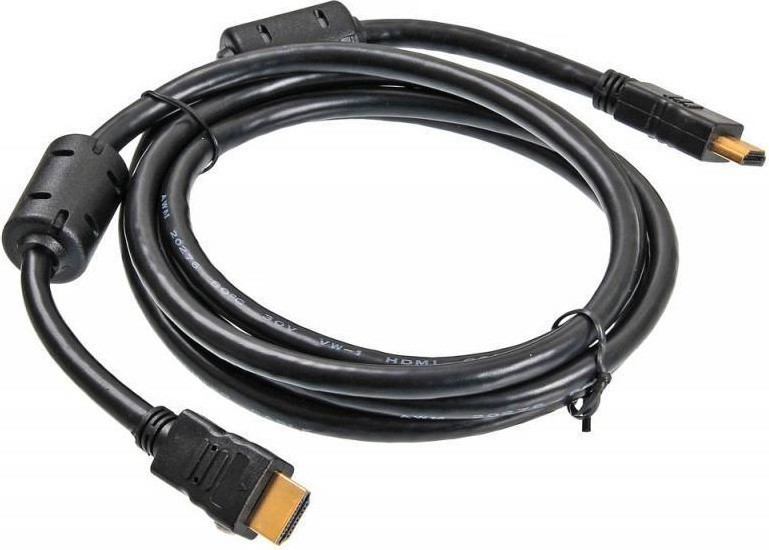 Кабель HDMI (19M) - HDMI (19M), 1.8м, Buro HDMI-19M/19M-1.8M-MG, черный