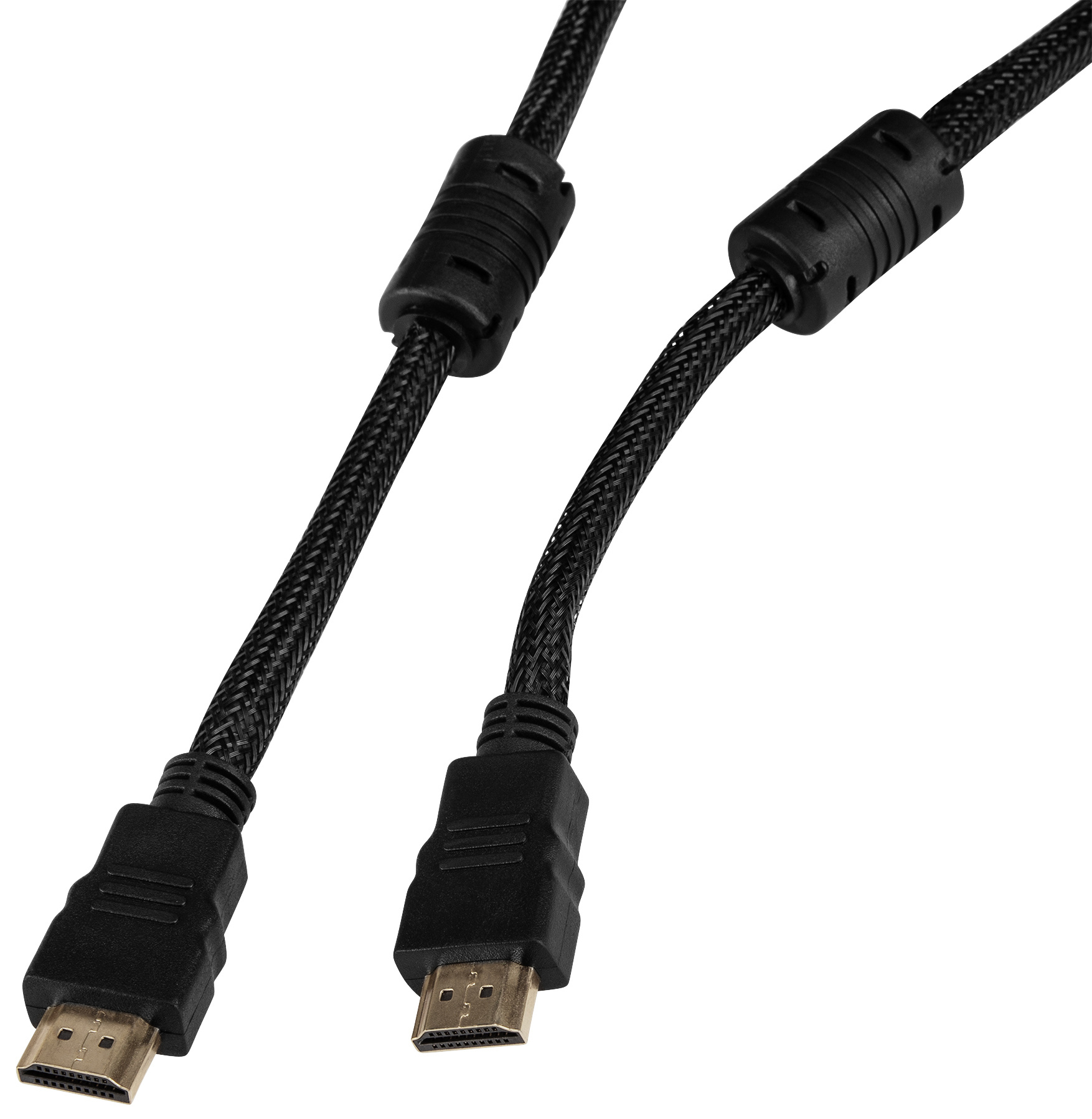 Кабель HDMI (19M) - HDMI (19M), 2м, Buro HDMI-V1.4-2MC, черный