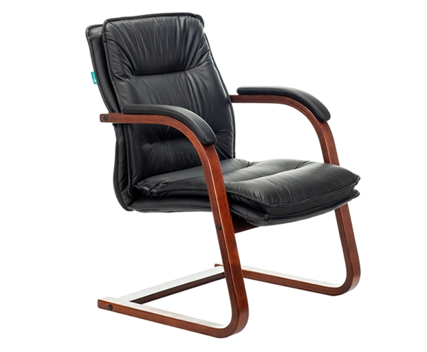 Кресло Бюрократ T-9927WALNUT-AV/BL, черный