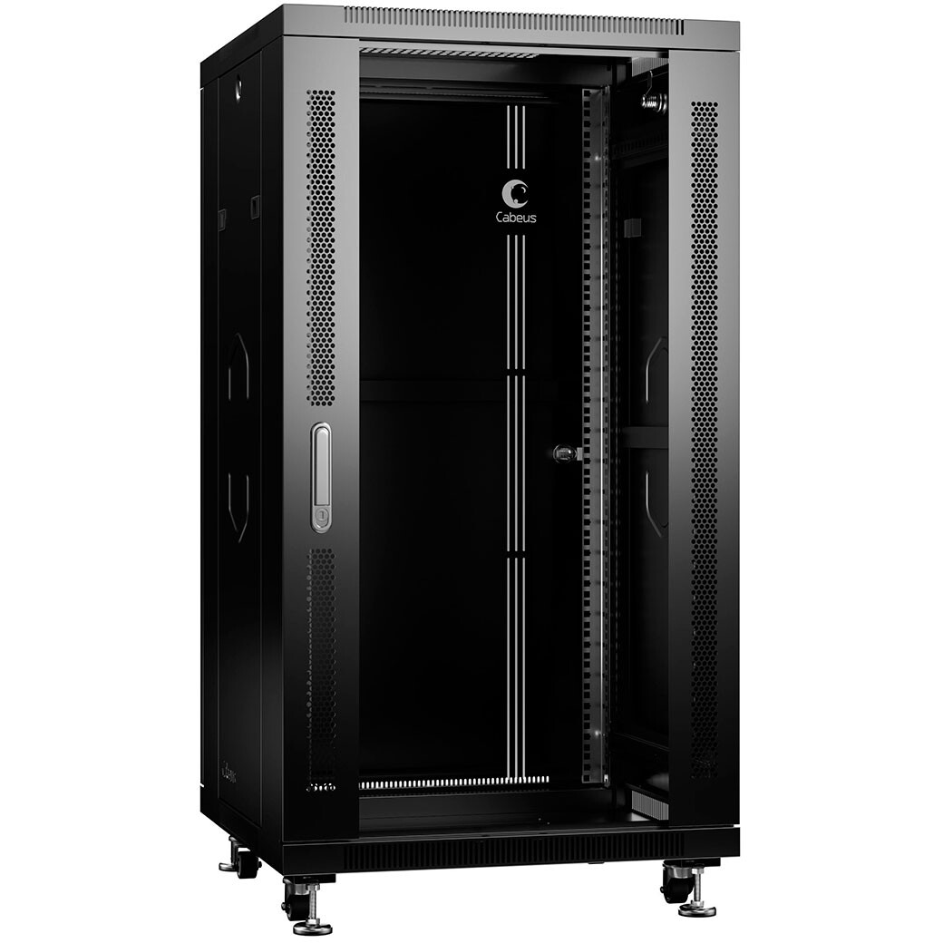 Шкаф коммутационный Cabeus SH-05C-22U60/60-BK 22U, 600х600мм